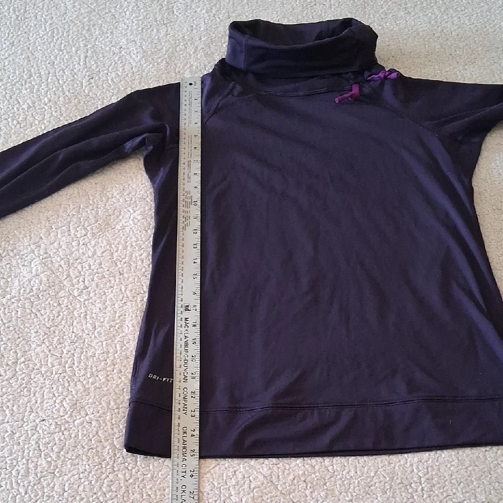 Nike Women's Dark Purple Turtleneck Pullover